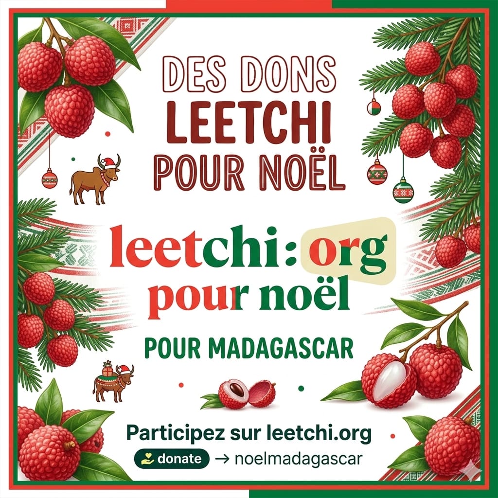 Collecte de dons pour un Noël a Madagascar